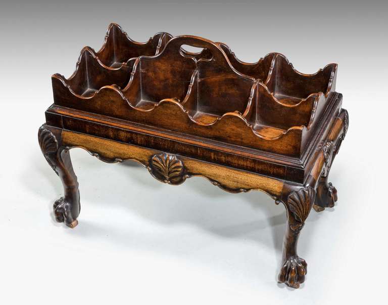 British 19th Century Mahogany Wine Carrier