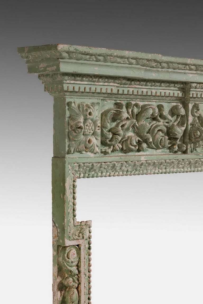 Mid-19th Century Pine and Gesso Fire Surround 3