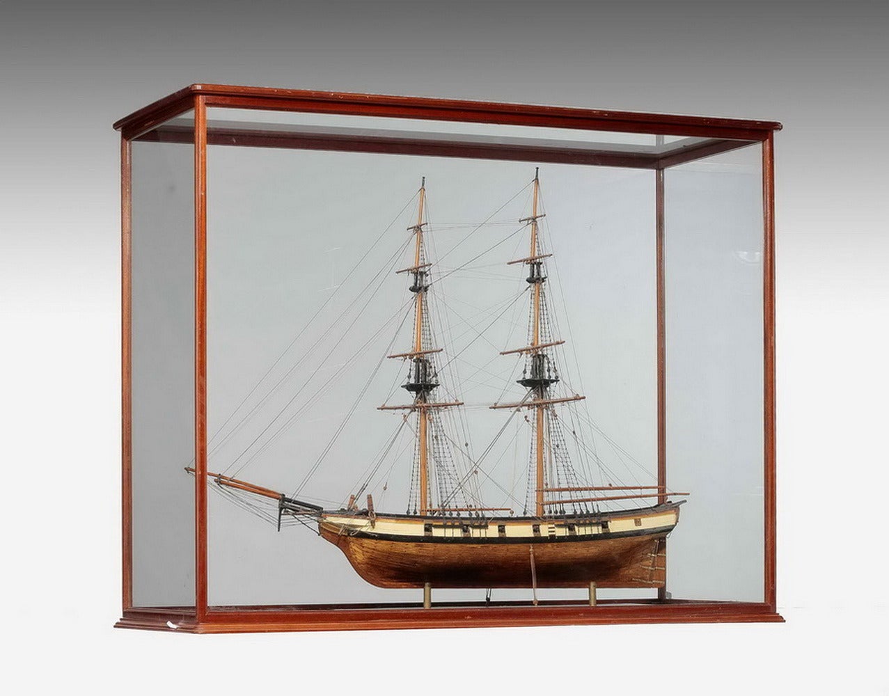 Model Of The USS Brig Of War Somers 1842
