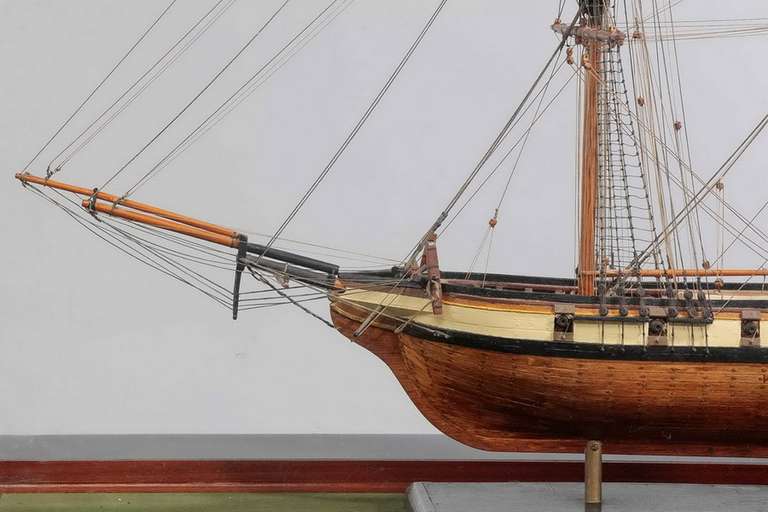 Modèle de l'USS Brig of War Somers 1842 Bon état à Peterborough, Northamptonshire
