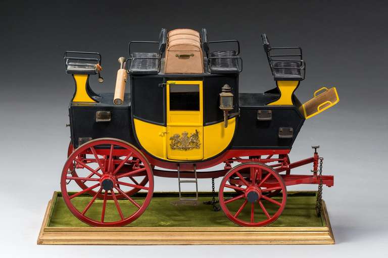 Fine Mid-20th Century Model of a Mail Coach at 1stDibs