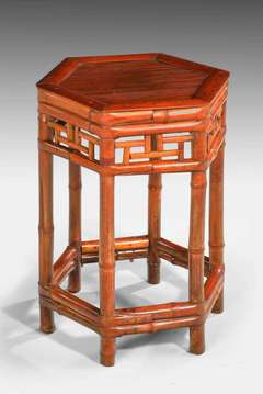 A Late 19th Century Bamboo and Cane Stand A Late 19th Century Bamboo and Cane Stand