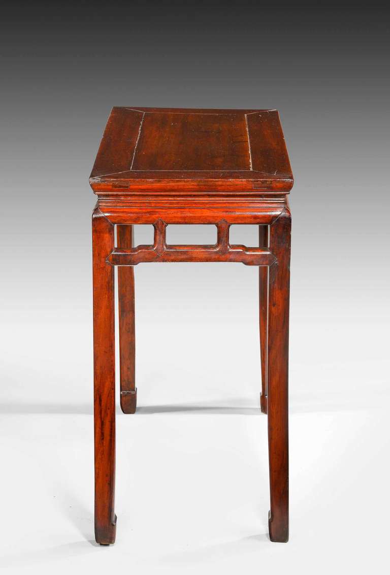 Attractive 19th Century Elm Half Table In Good Condition In Peterborough, Northamptonshire