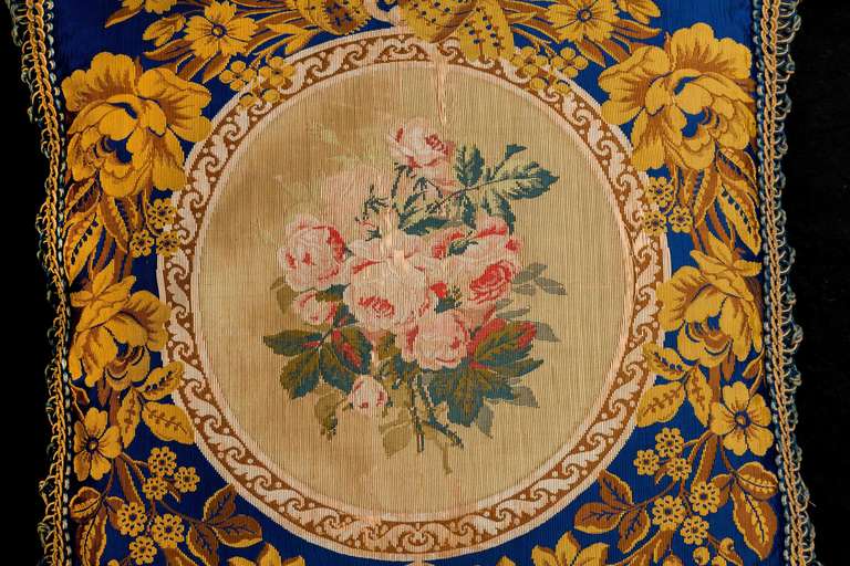 Mid-19th century, French, silk on cotton warping. Machine embroidery, worn.

RR.

           