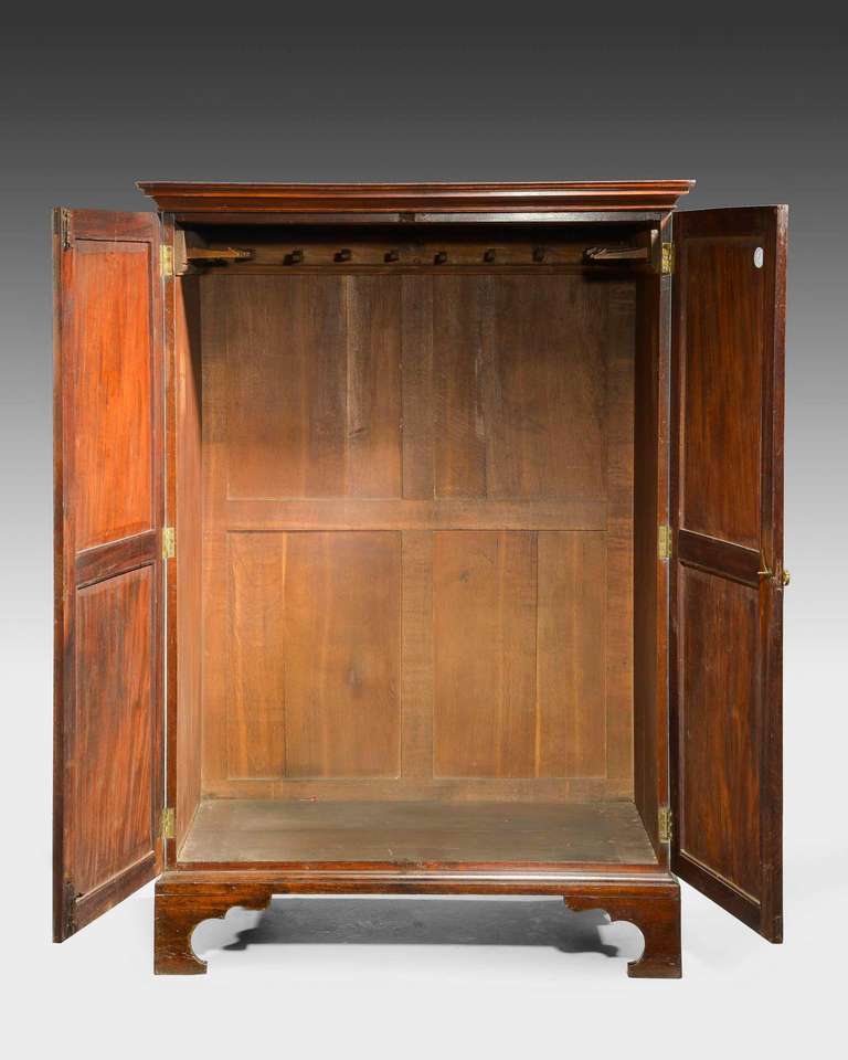 Mahogany Chippendale Period Wardrobe