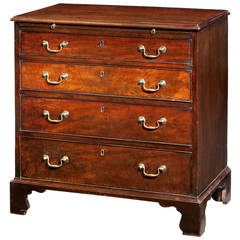 George III Period Mahogany Chest of Drawers with Dressing / Brushing Slide 8