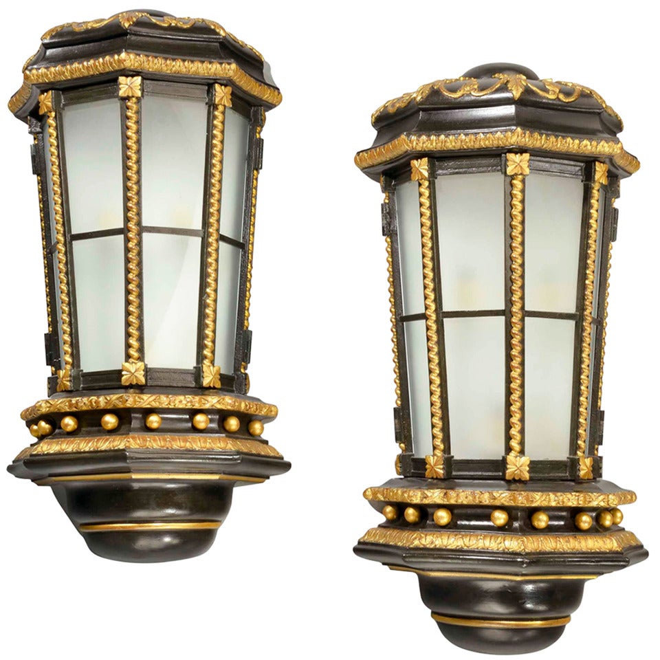 Exceptional Pair of Late 19th Century Wall Lights For Sale