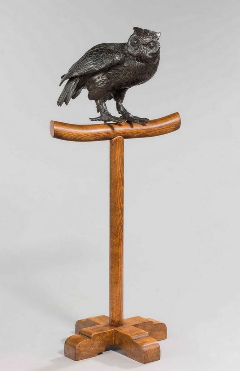 Pair of 19th Century Raptors, Meiji Period 5