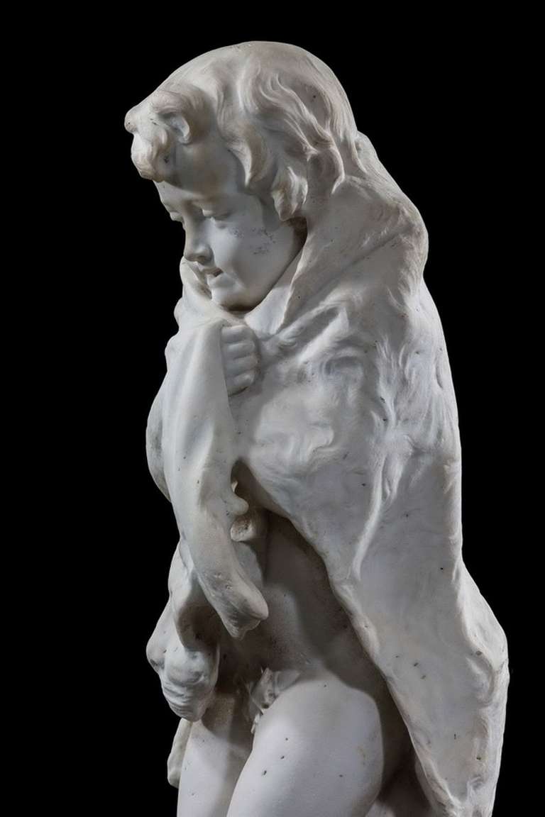 Late 18th Century Italian Marble Figure For Sale 5