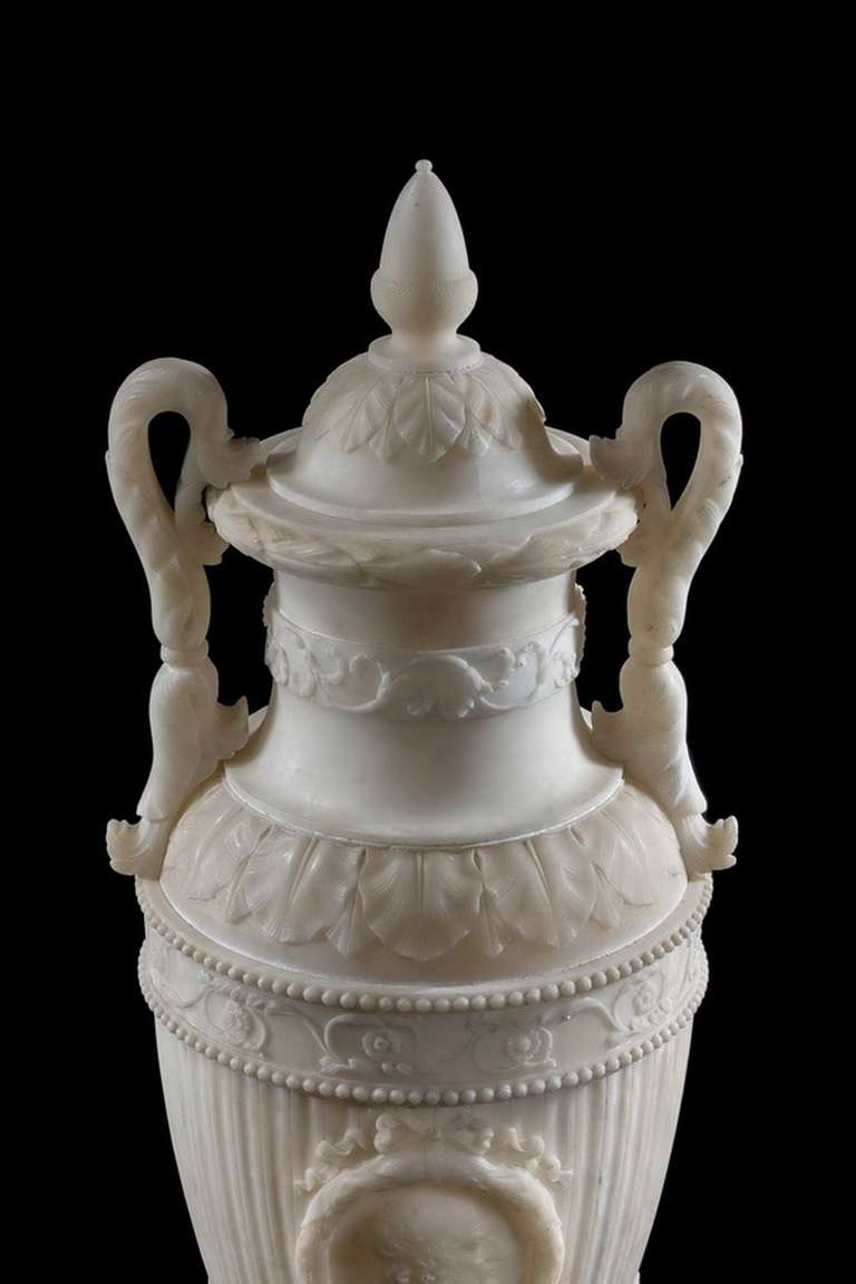 19th Century Alabaster Vase 1