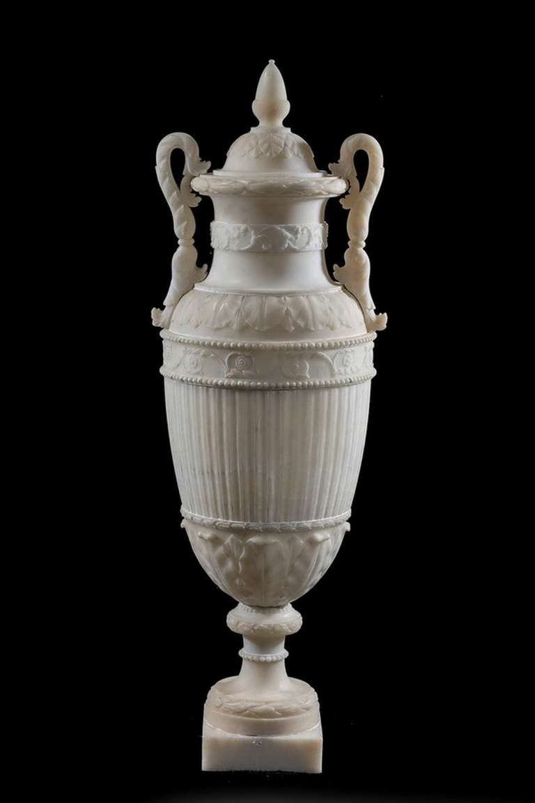 19th Century Alabaster Vase 2
