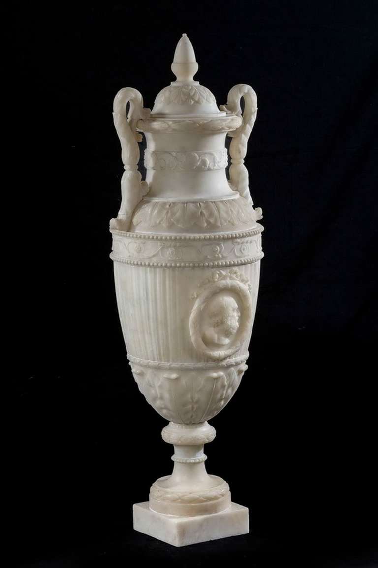 19th Century Alabaster Vase 5