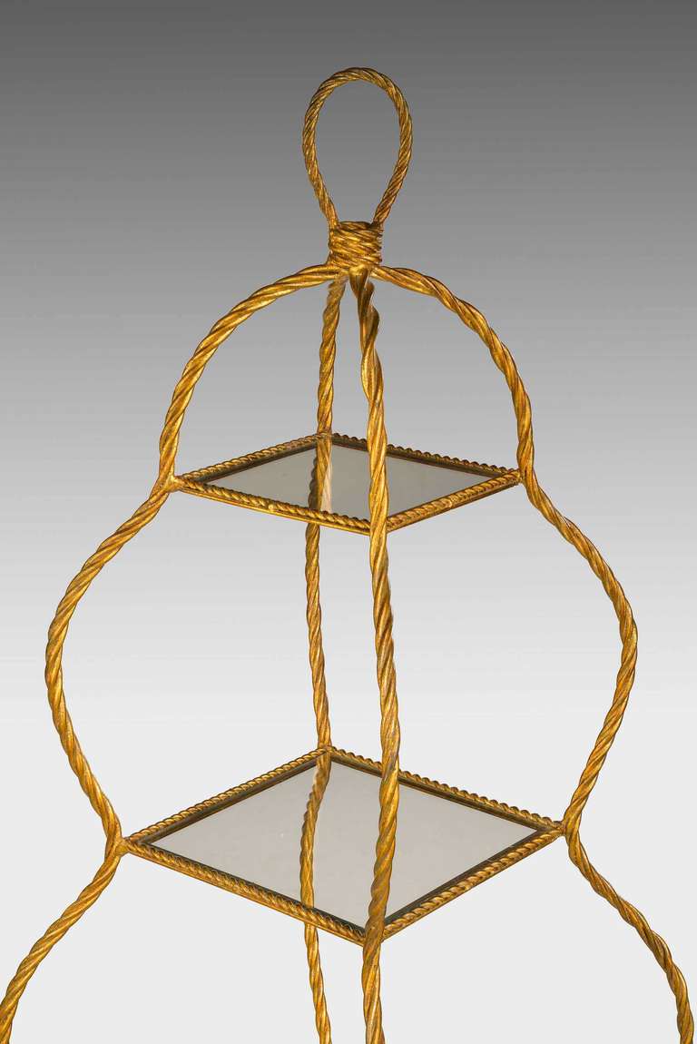 Gilt Early 20th Century French Etagere