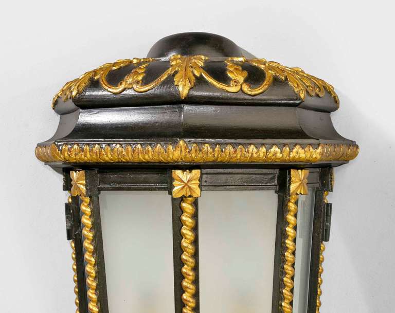Gilt Exceptional Pair of Late 19th Century Wall Lights For Sale