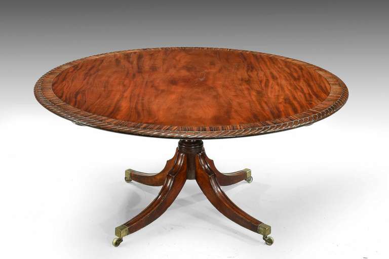 French Regency Period Mahogany Centre Table For Sale