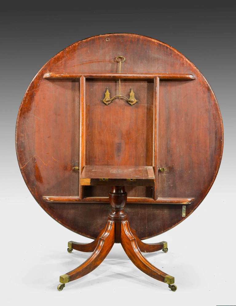 Regency Period Mahogany Centre Table For Sale 1