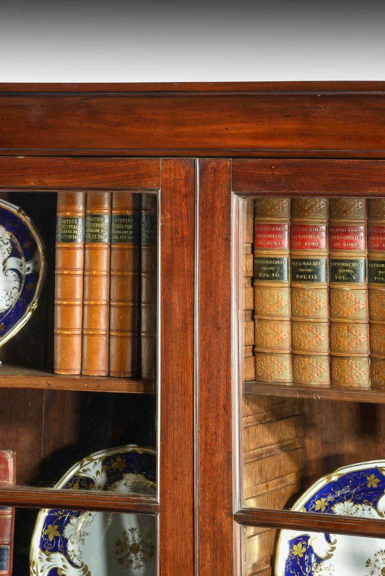 George ll Period Mahogany Bookcase In Good Condition In Peterborough, Northamptonshire