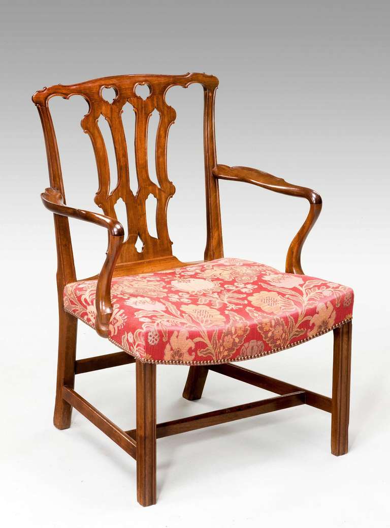 Chippendale Period Elbow Chair