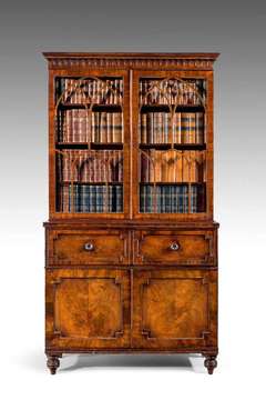 Regency Period Secretaire Bookcase