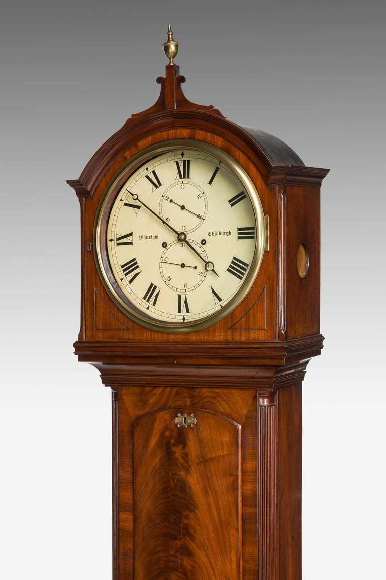 Scottish Early 19th Century Longcase Clock By Whitelaw Of Edinburgh