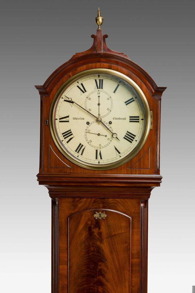 Early 19th Century Longcase Clock By Whitelaw Of Edinburgh In Good Condition In Peterborough, Northamptonshire