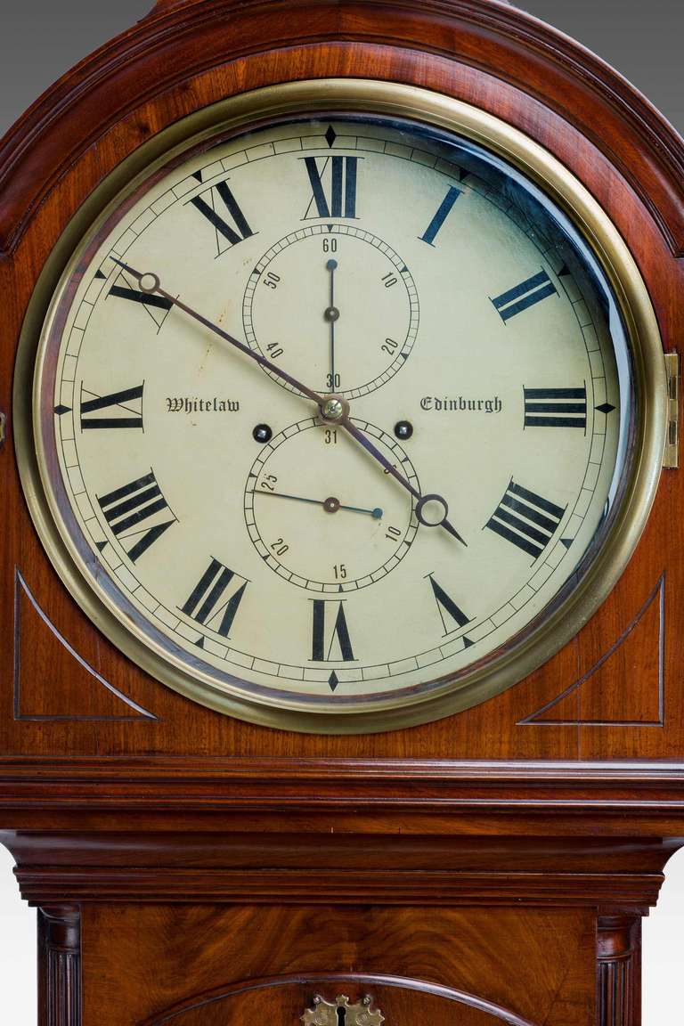 Early 19th Century Longcase Clock By Whitelaw Of Edinburgh 3