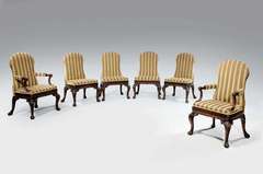 Set Of Six 18th Century Irish Chairs