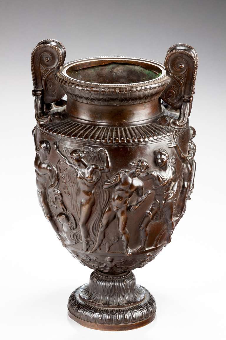 British 19th Century Bronze Townley Vase