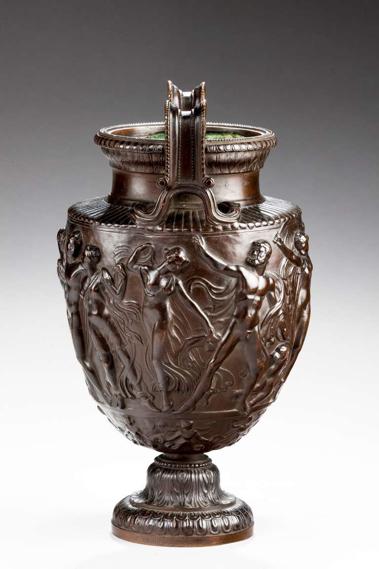 19th Century Bronze Townley Vase In Good Condition In Peterborough, Northamptonshire