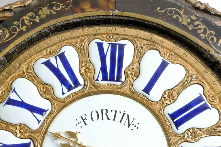 Louis XV Cartel Clock By Fortin Paris 5