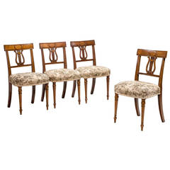 Set of Four George III Period Dining Chairs 8