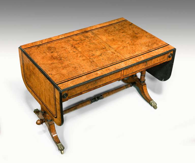 Regency Period Pollard Oak Sofa Table