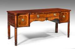 Late 18th Century Gillows Serpentine Sideboard