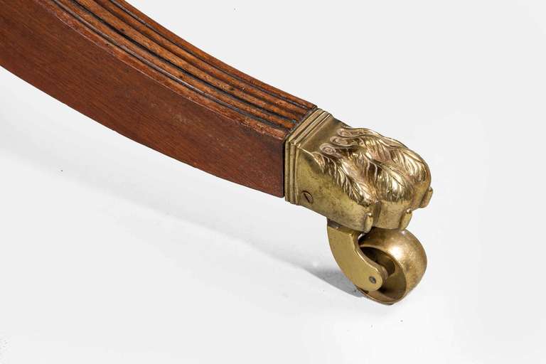 Regency Period Mahogany Library Table 5