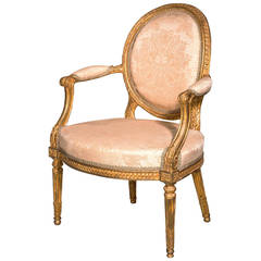 Late 18th Century Giltwood Armchair 10