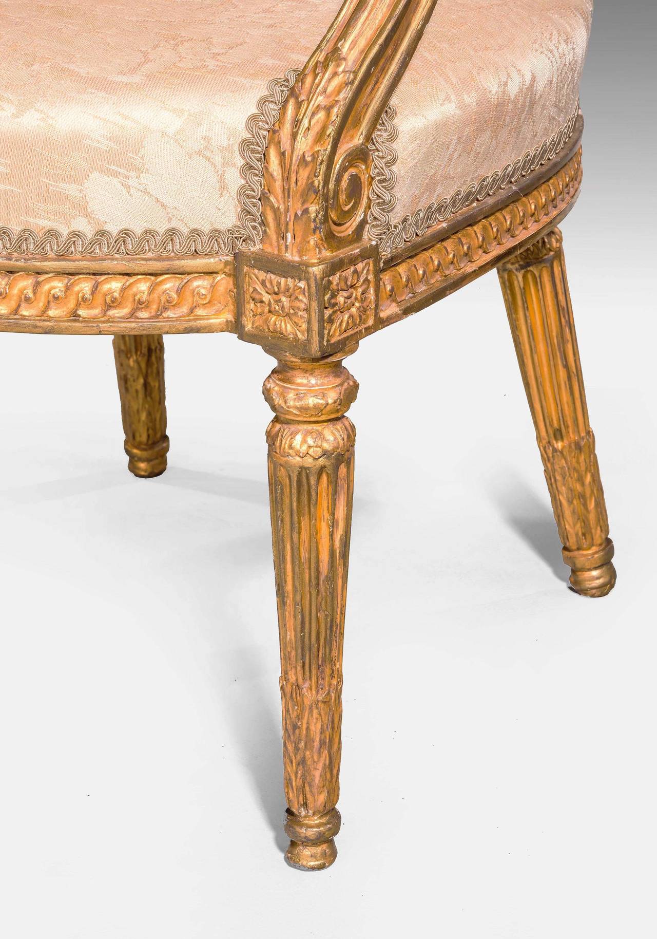 Late 18th Century Giltwood Armchair 2