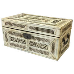 18th Century Russian Arkhangelsk Walrus Ivory Box