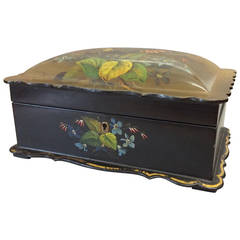Mid-19th Century Papier Mâché Work Box 4
