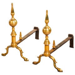 Pair of Early 19th Century Andirons