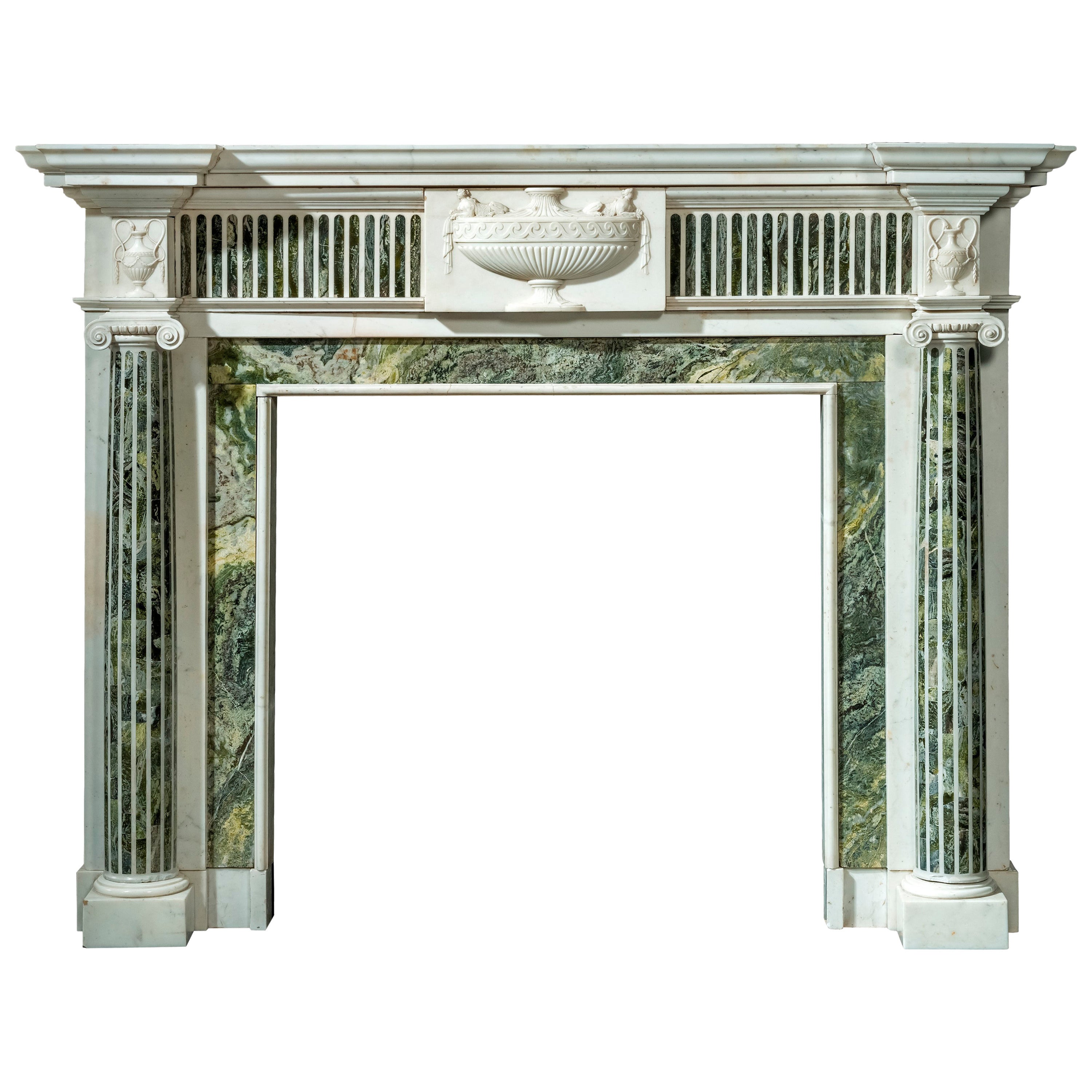 Early 19th Century Marble Fireplace