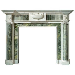 Antique Early 19th Century Marble Fireplace