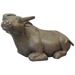 20th Century Terracotta Water Buffalo