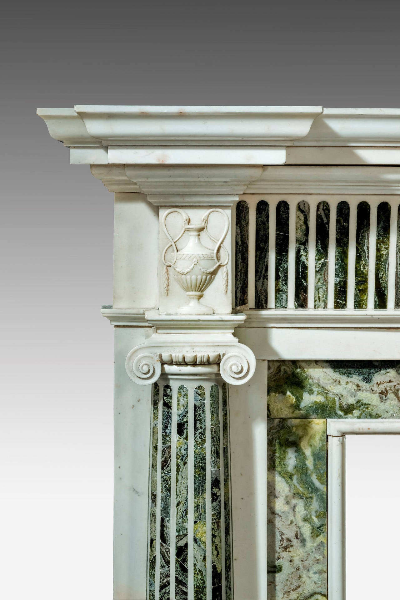 Great Britain (UK) Early 19th Century Marble Fireplace