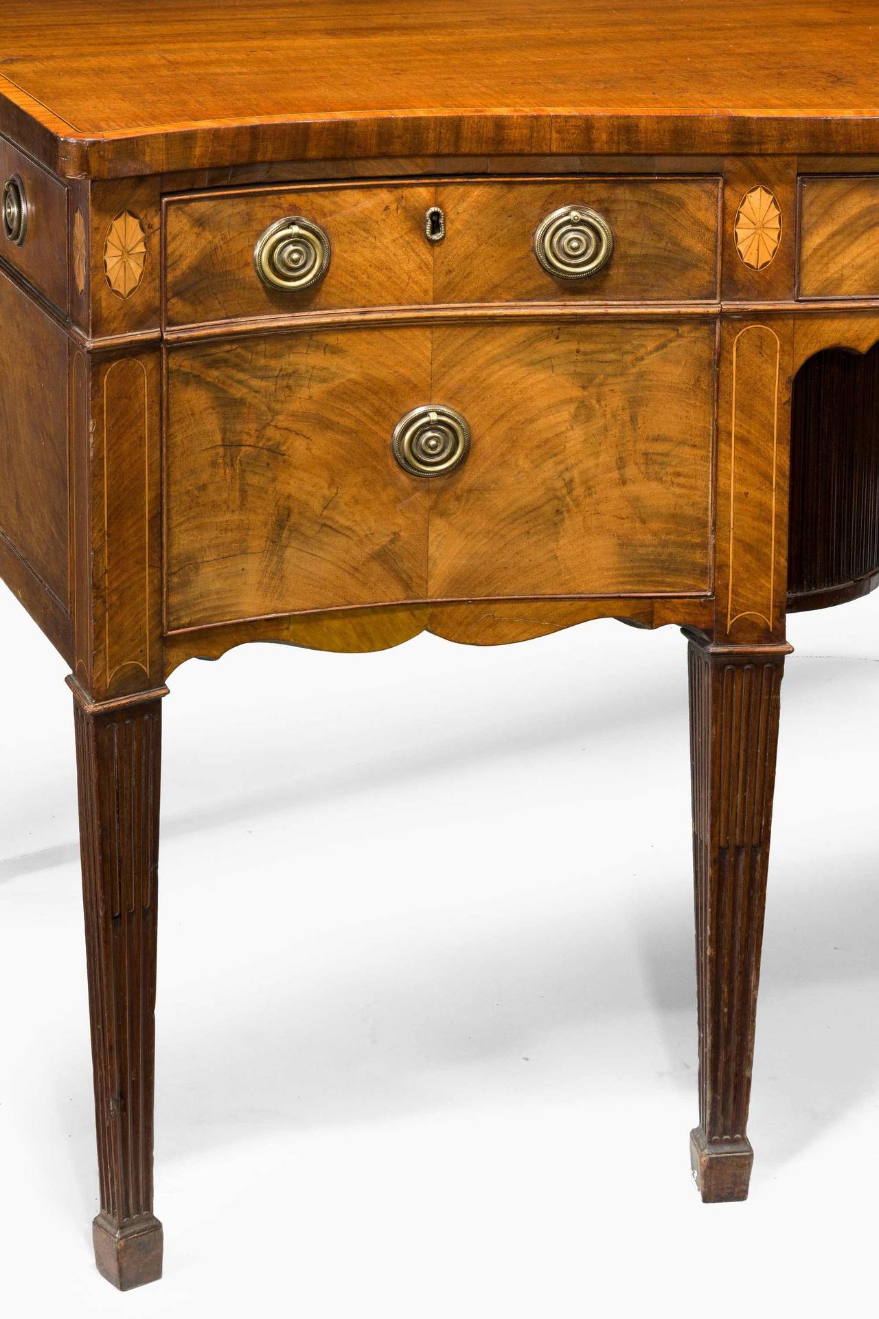 George III Period Mahogany Sideboard 2