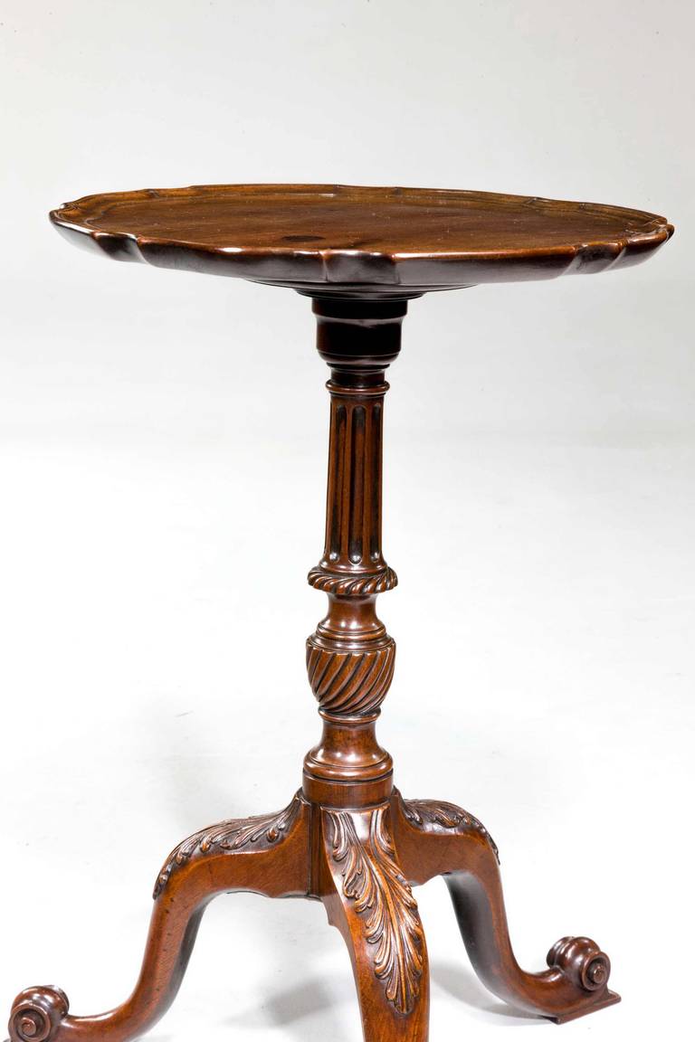 Chippendale Period Mahogany Kettle Stand In Good Condition In Peterborough, Northamptonshire