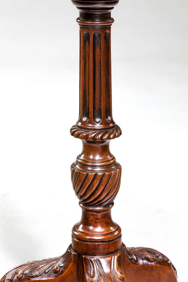 18th Century and Earlier Chippendale Period Mahogany Kettle Stand