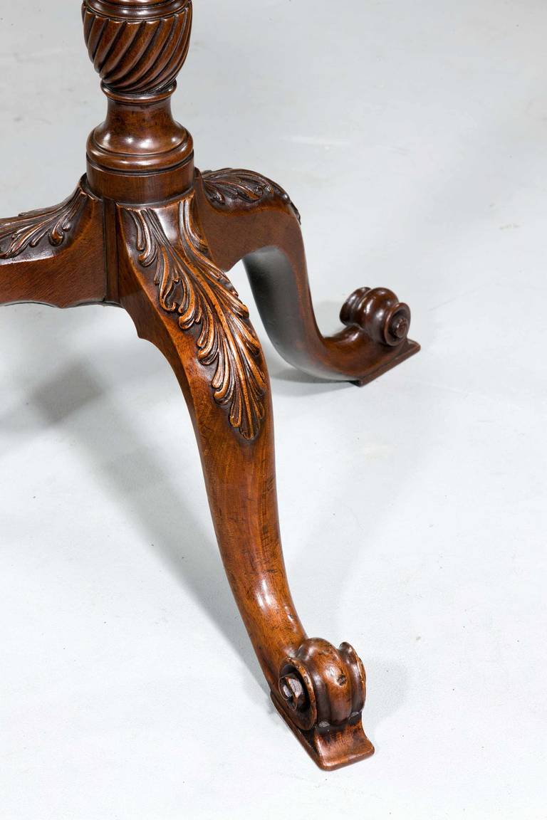 Chippendale Period Mahogany Kettle Stand 1