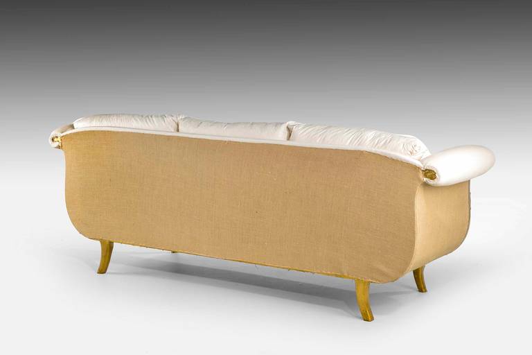 Regency Style Giltwood Sofa 3