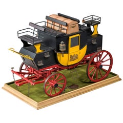 Fine Mid-20th Century Model of a Mail Coach