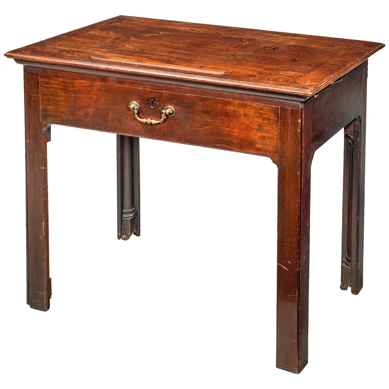 Chippendale Period Mahogany Architects Table